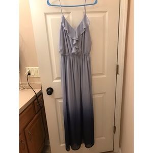 2/$16!! Blue ombré maxi dress